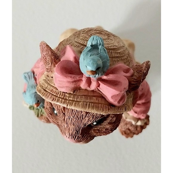 Nature Mouse Bluebirds Binoculars Walking Resin Figurine EUC Collectible Display - Picture 2 of 12